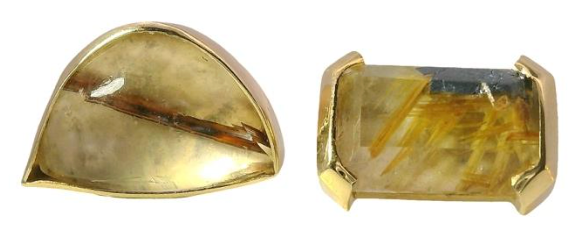 Large Rutilated Quartz Shape