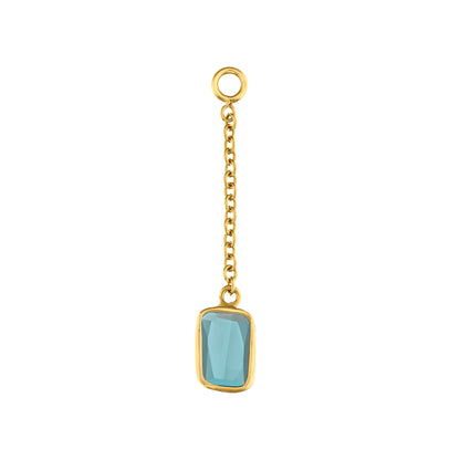 Blue Diamond Dangle