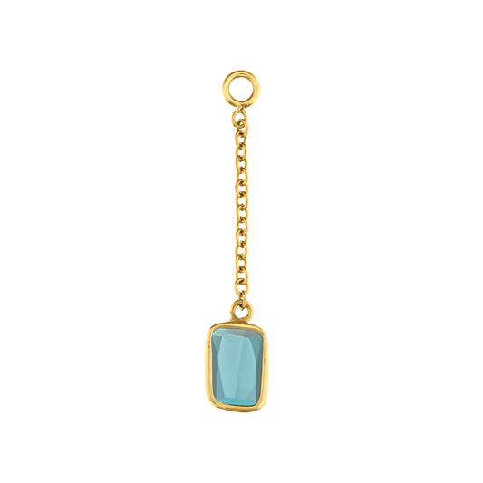 Blue Diamond Dangle