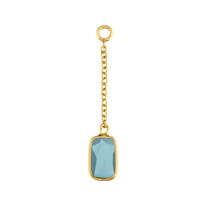Blue Diamond Dangle